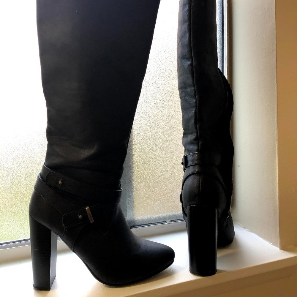 Knee High Boots with heel US9/UK7